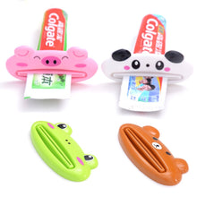 Load image into Gallery viewer, 1pcs Animal Easy Toothpaste Dispenser Plastic Tooth Paste Tube Squeezer Useful Toothpaste Rolling Holder For Home Bathroom
