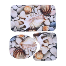 Load image into Gallery viewer, 3 pièces/ensemble tapis de salle de bain ensemble flanelle anti-dérapant cuisine tapis de bain tapis salle de bain tapis de toilette lavable Tapete Banheiro
